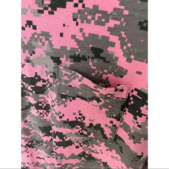 Supreme Red Mosaic Long Sleeve Shirt - Picture 3 of 5